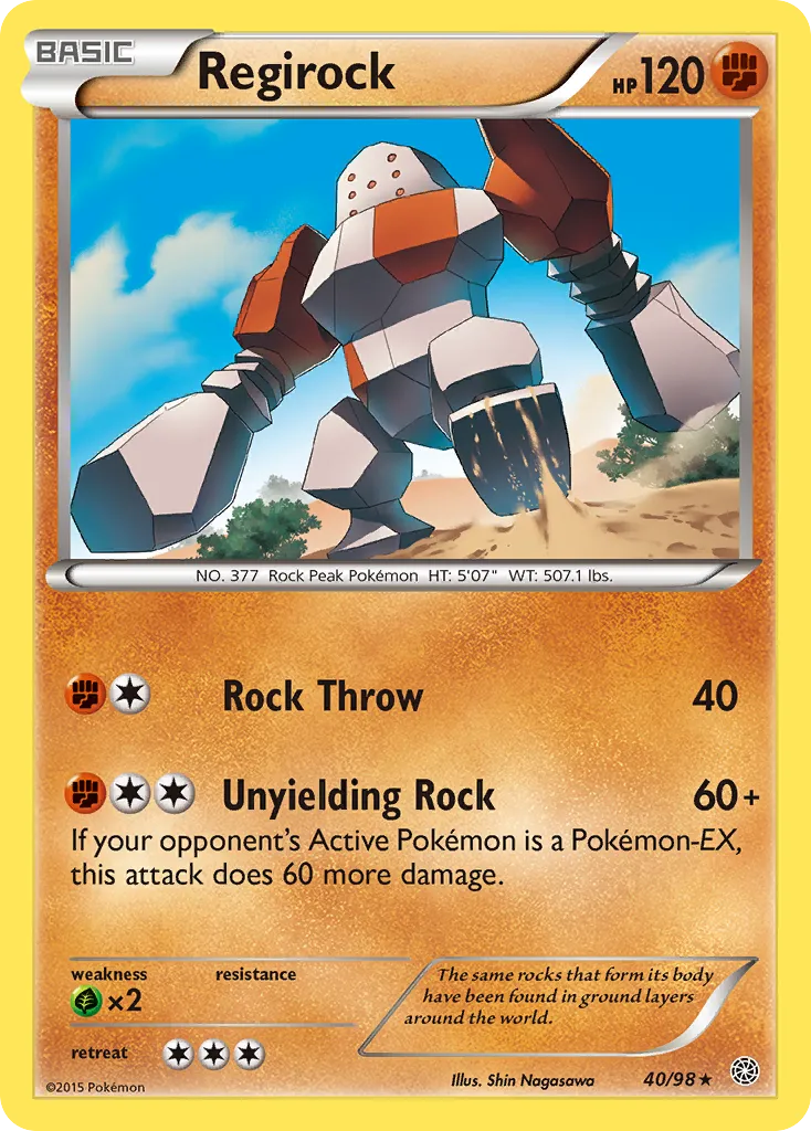 Regirock card image