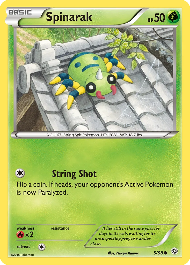 Spinarak card image