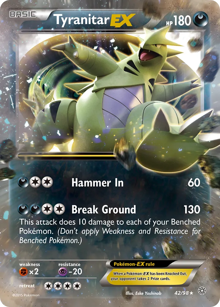 Tyranitar-EX card image
