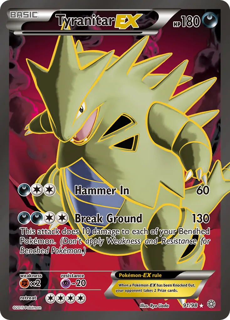 Tyranitar-EX card image