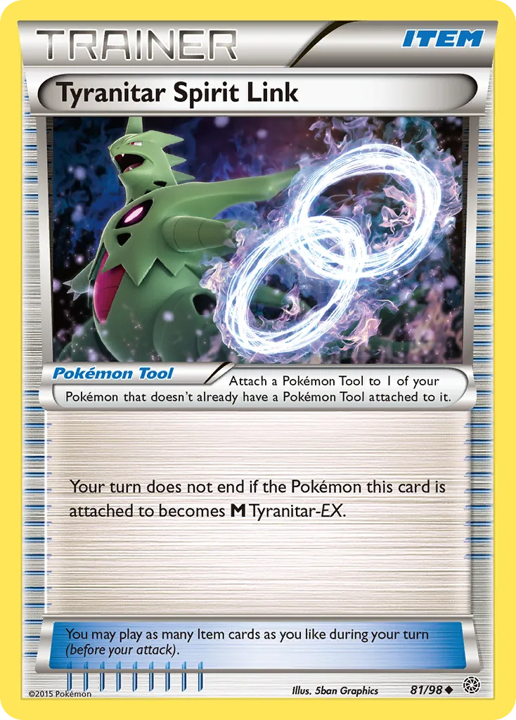 Tyranitar Spirit Link card image
