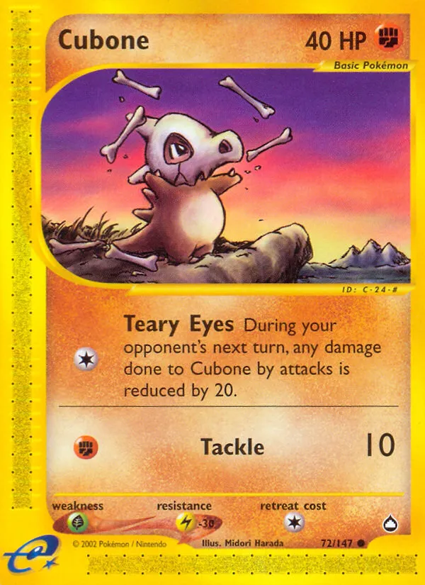 Cubone card image