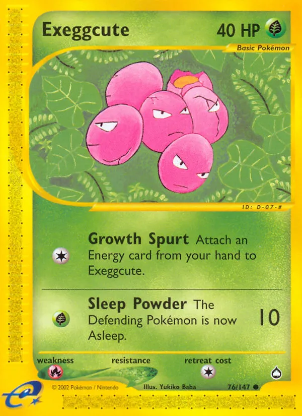 Exeggcute card image
