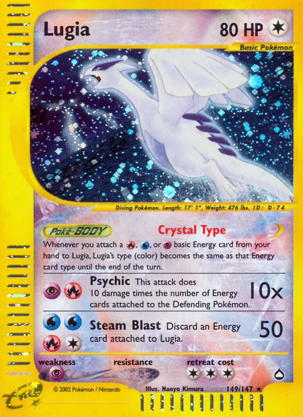 Lugia Aquapolis #149 card image