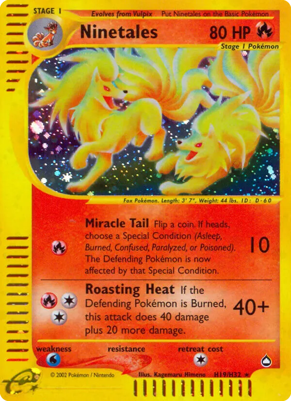 Ninetales #H19 card image
