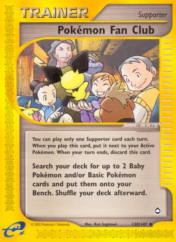 Pokemon Fan Club card image