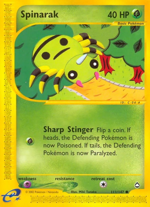 Spinarak card image