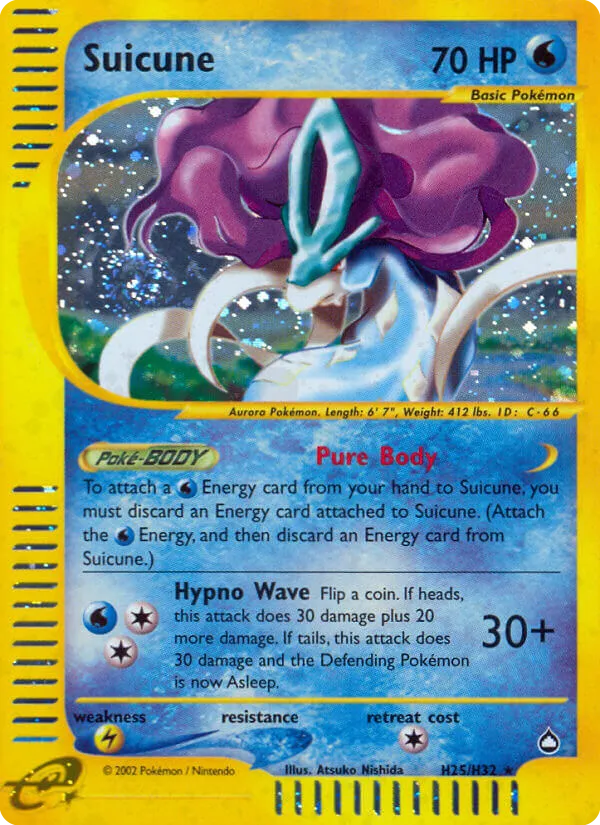 Suicune #H25 card image