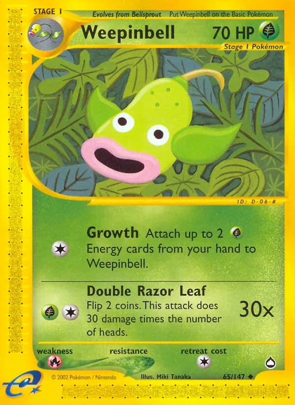Weepinbell card image