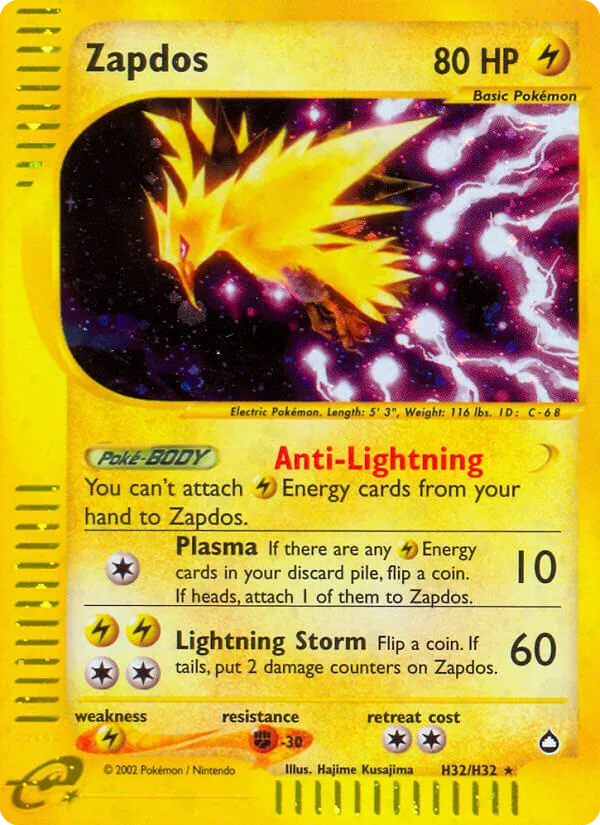 Zapdos card image