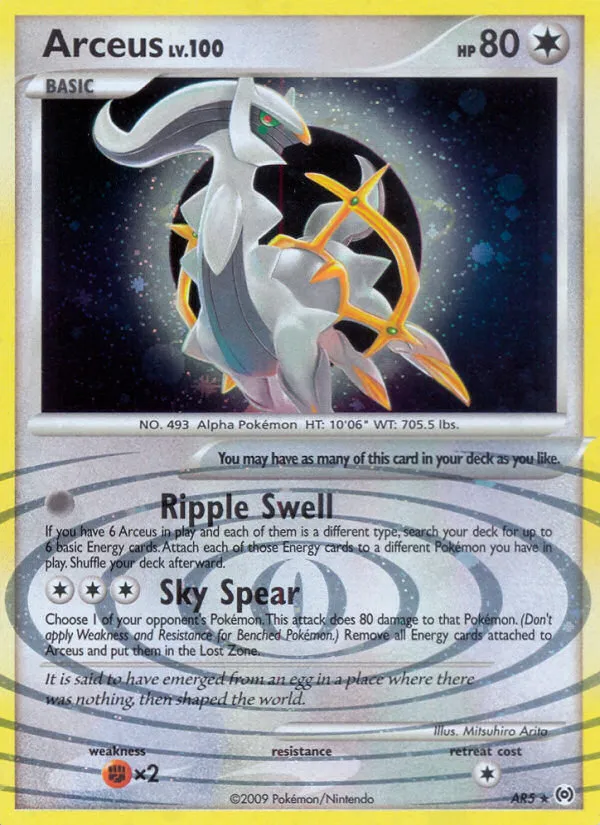 Arceus card image