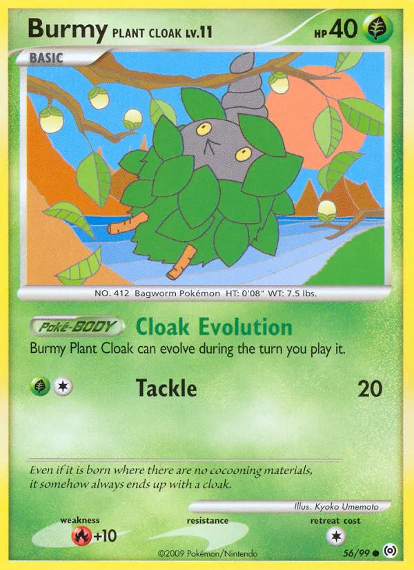 Burmy Plant Cloak card image