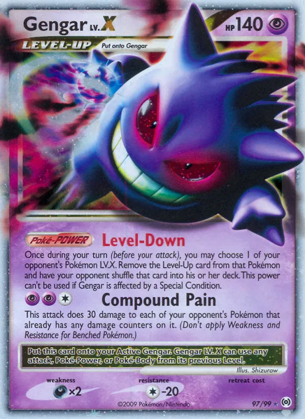 Gengar LV.X #97 card image