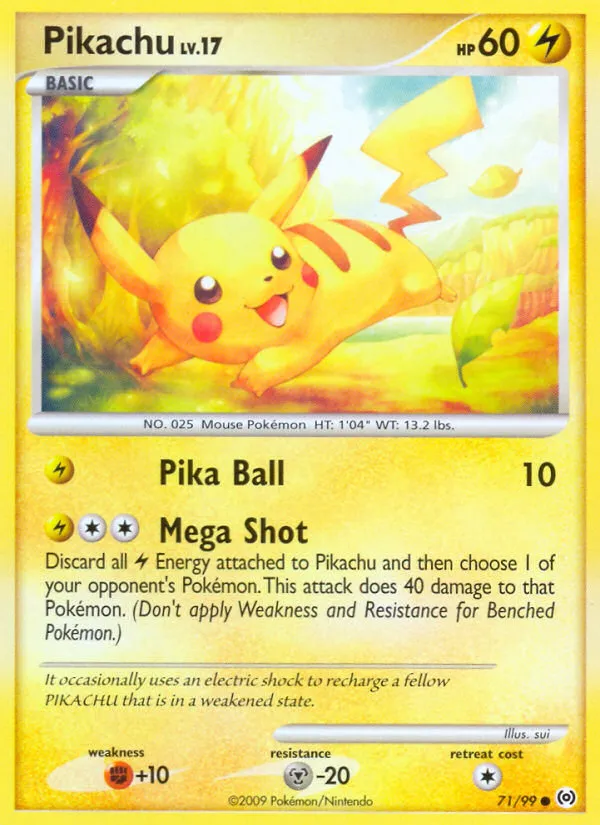 Pikachu card image