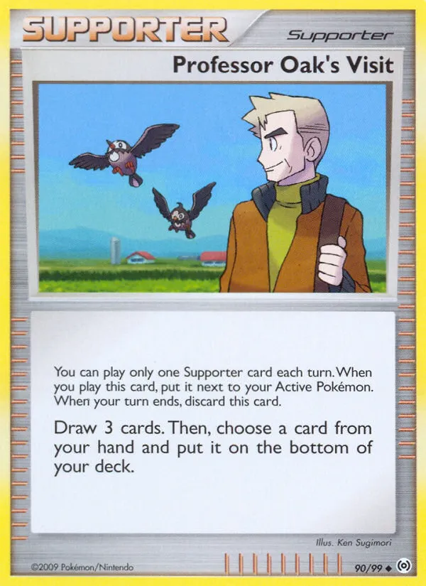 Professor Oak's Visit card image