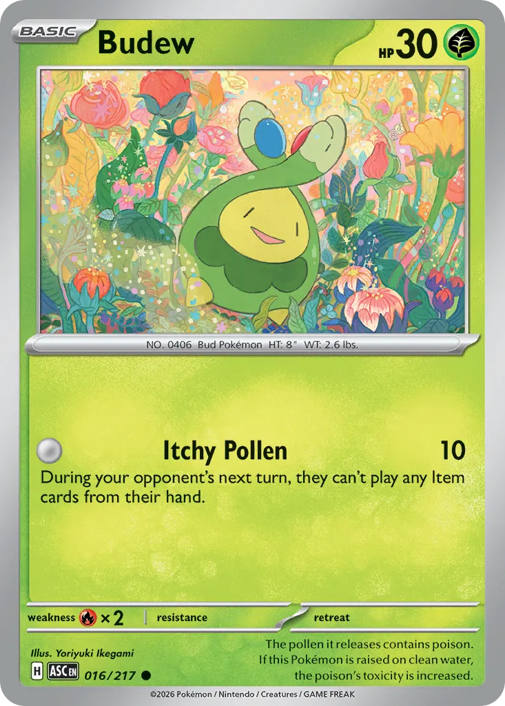 Budew card image