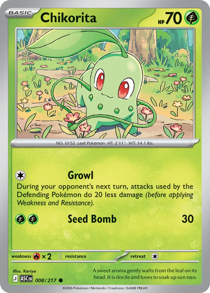 Chikorita card image