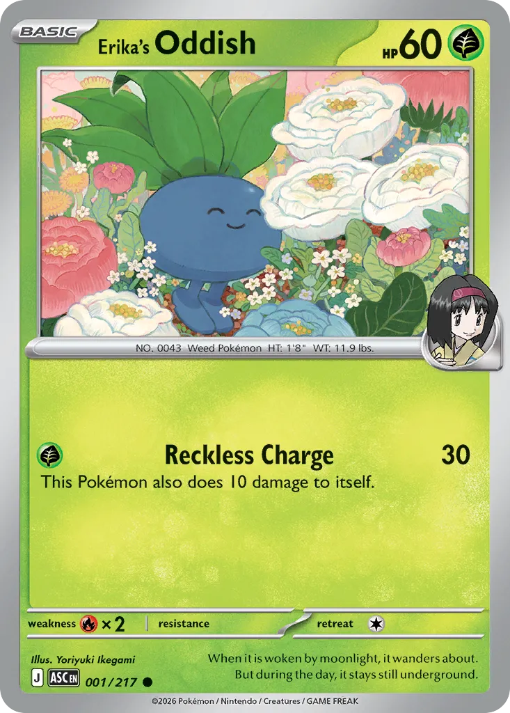 Erika's Oddish card image