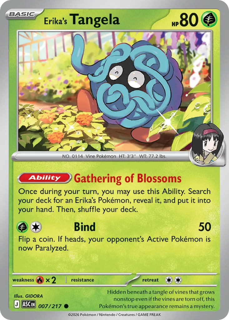 Erika's Tangela card image