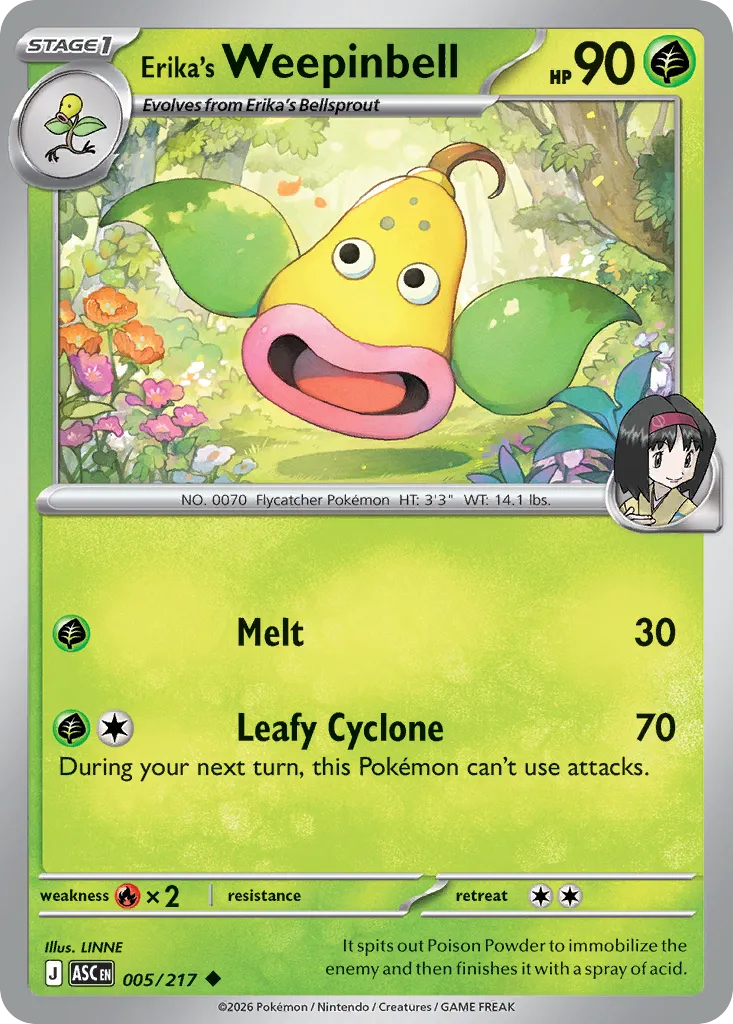 Erika's Weepinbell card image