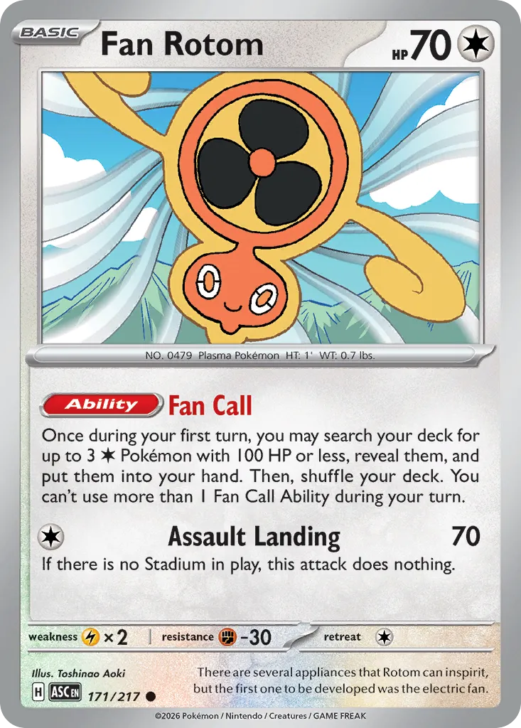 Fan Rotom card image
