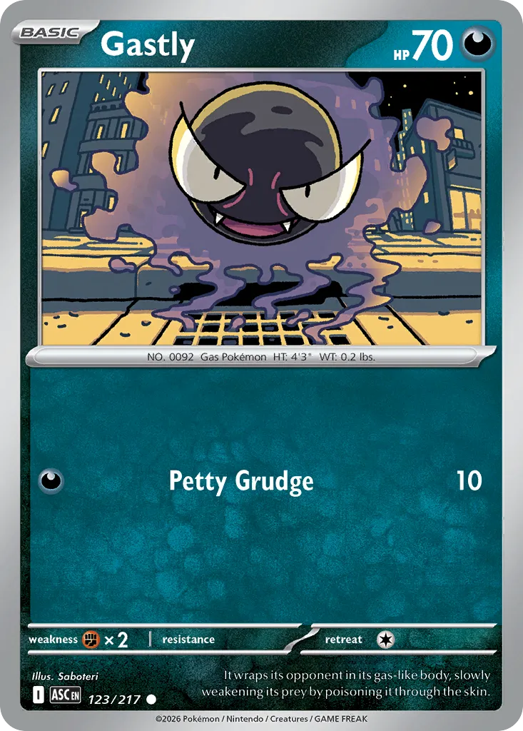 Gastly card image