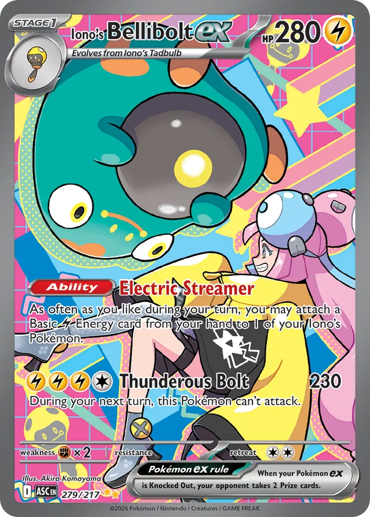 Iono's Bellibolt ex card image