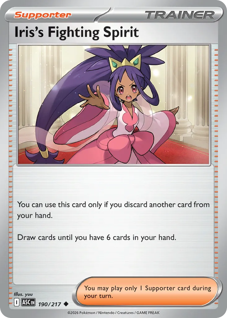 Iris's Fighting Spirit card image