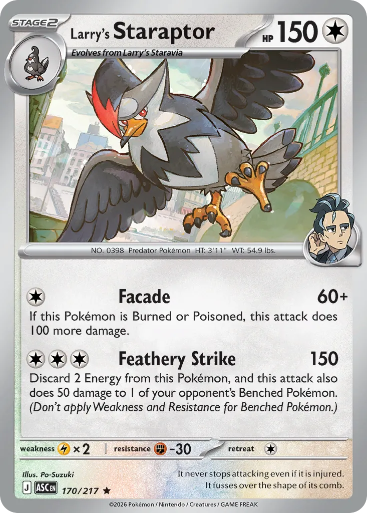 Larry's Staraptor card image