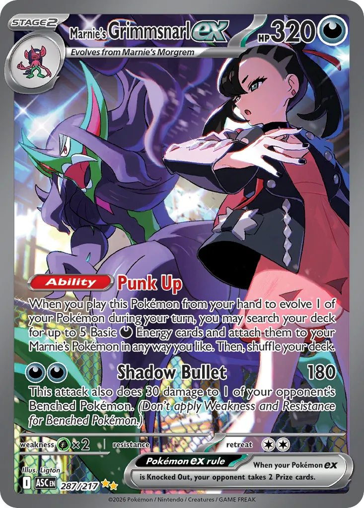 Marnie's Grimmsnarl ex card image