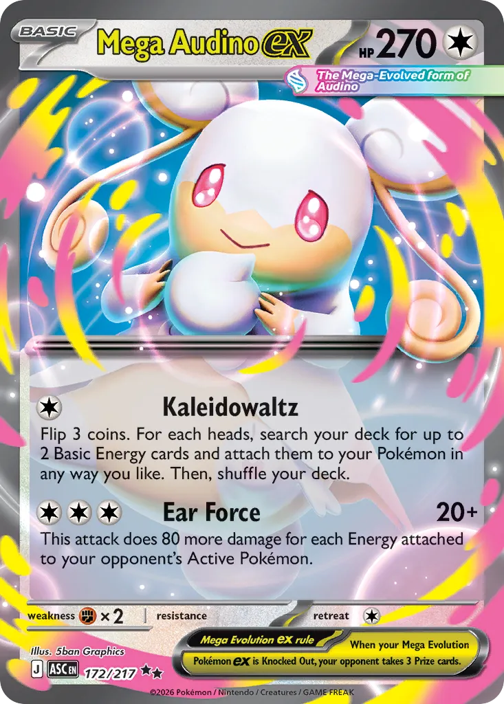 Mega Audino ex card image