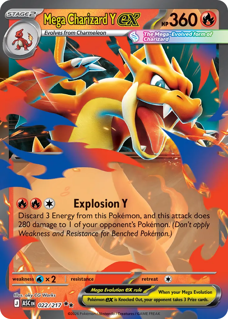 Mega Charizard Y ex card image