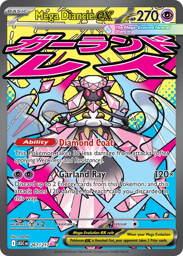 Mega Diancie ex card image