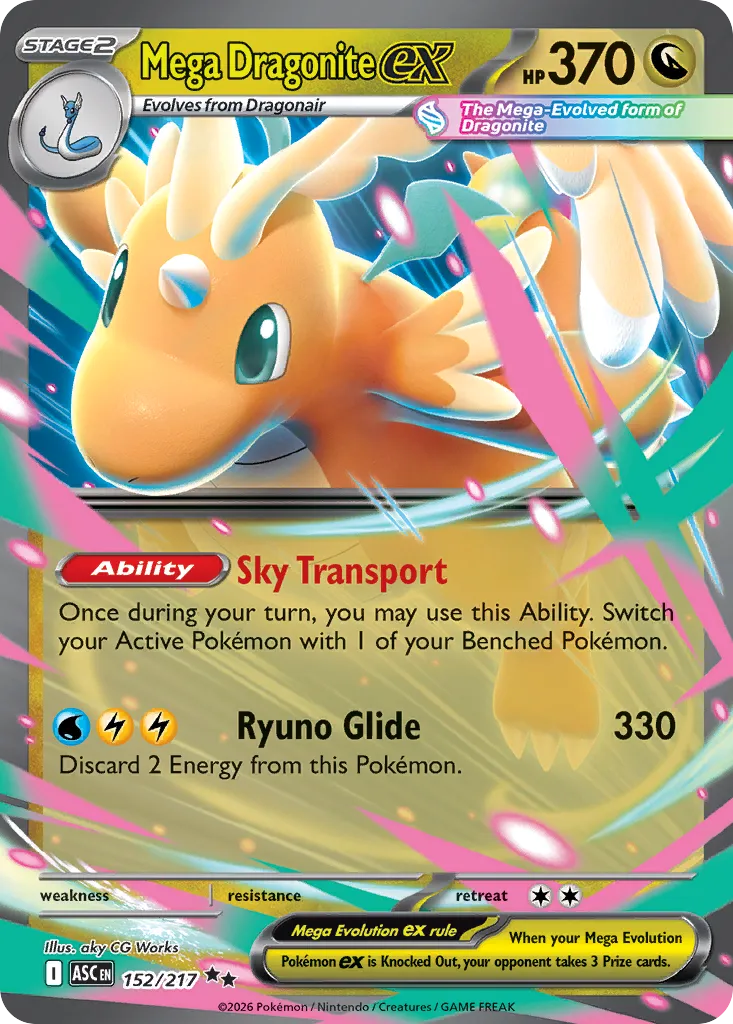 Mega Dragonite ex card image