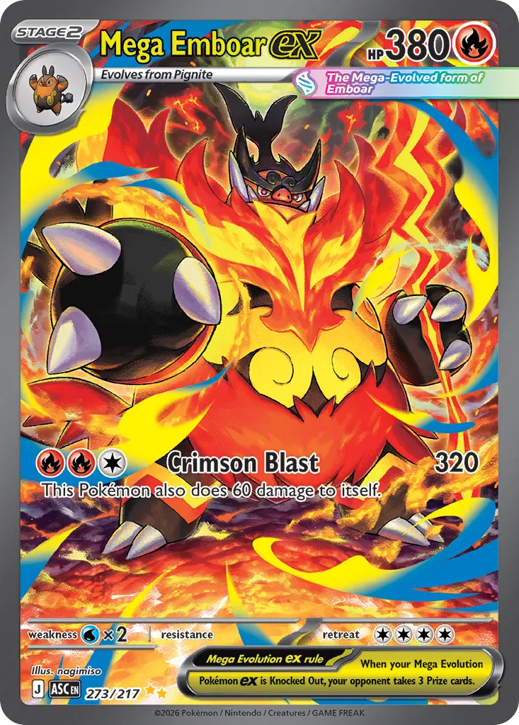 Mega Emboar ex card image