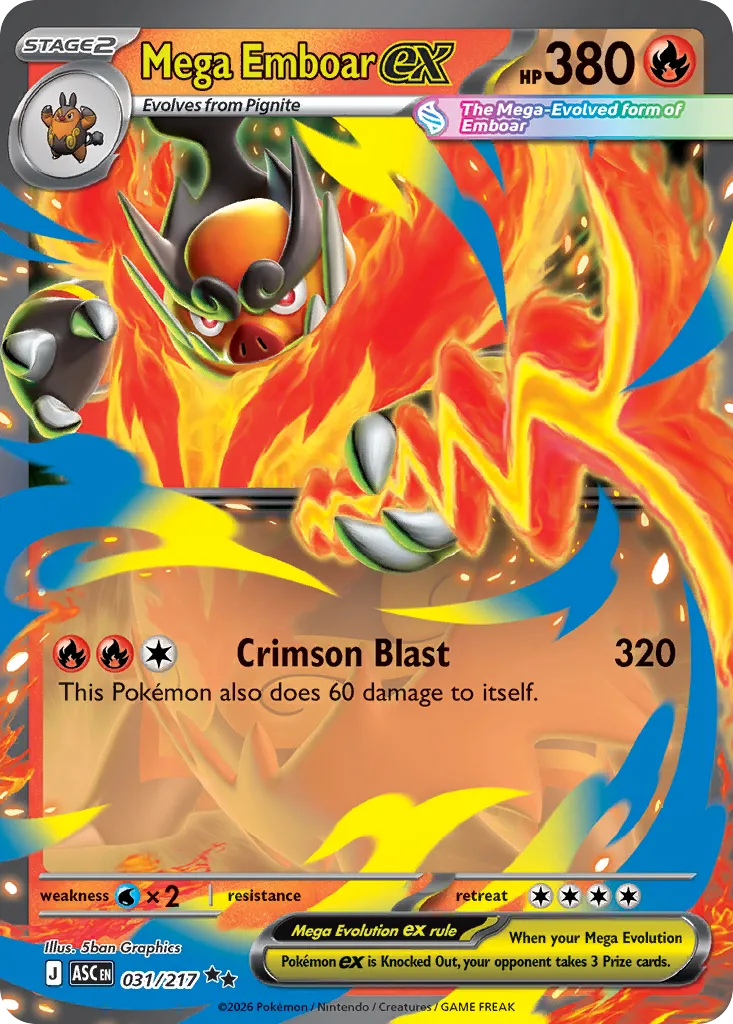 Mega Emboar ex card image