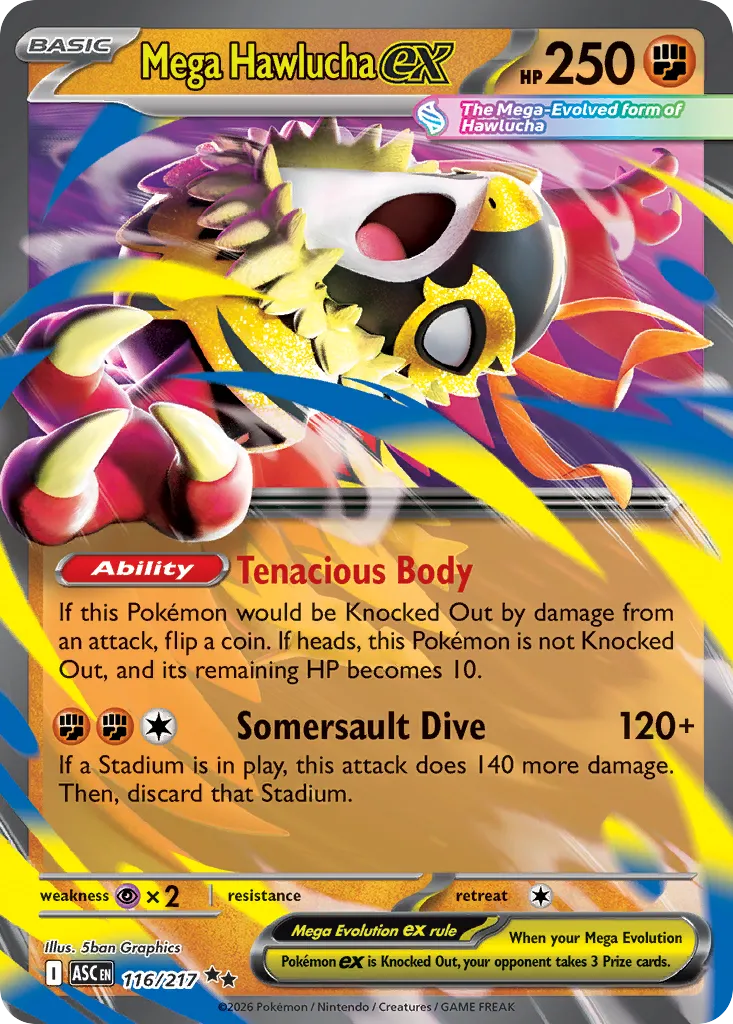 Mega Hawlucha ex card image