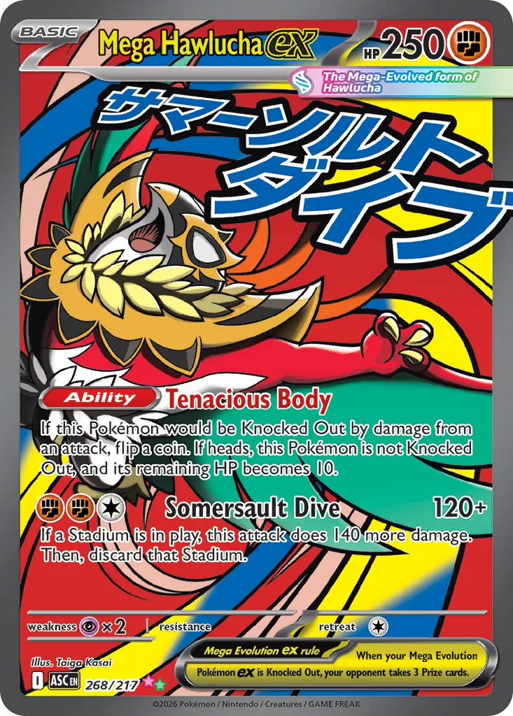 Mega Hawlucha ex card image