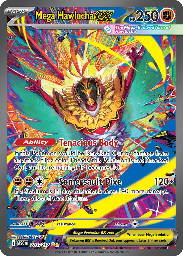Mega Hawlucha ex card image