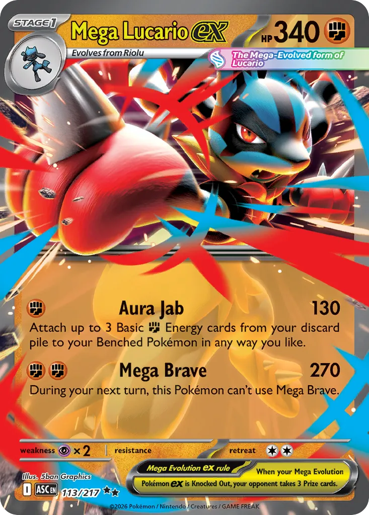 Mega Lucario ex card image