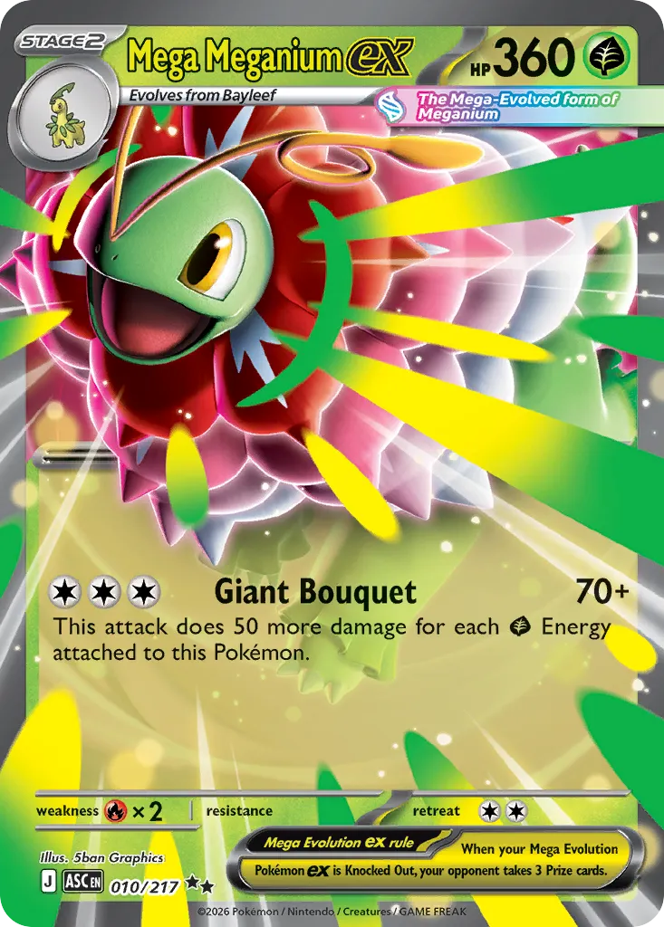 Mega Meganium ex card image