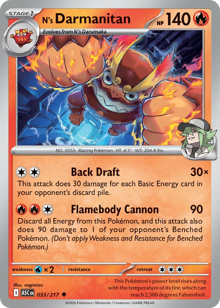 N's Darmanitan card image
