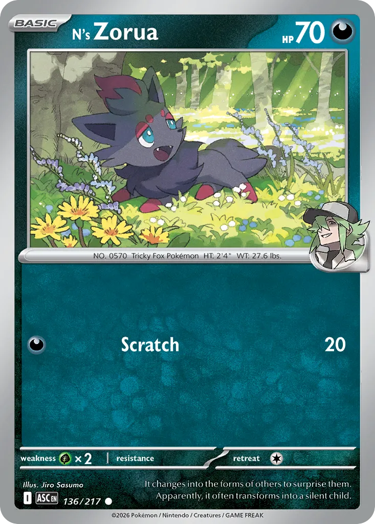 N's Zorua card image