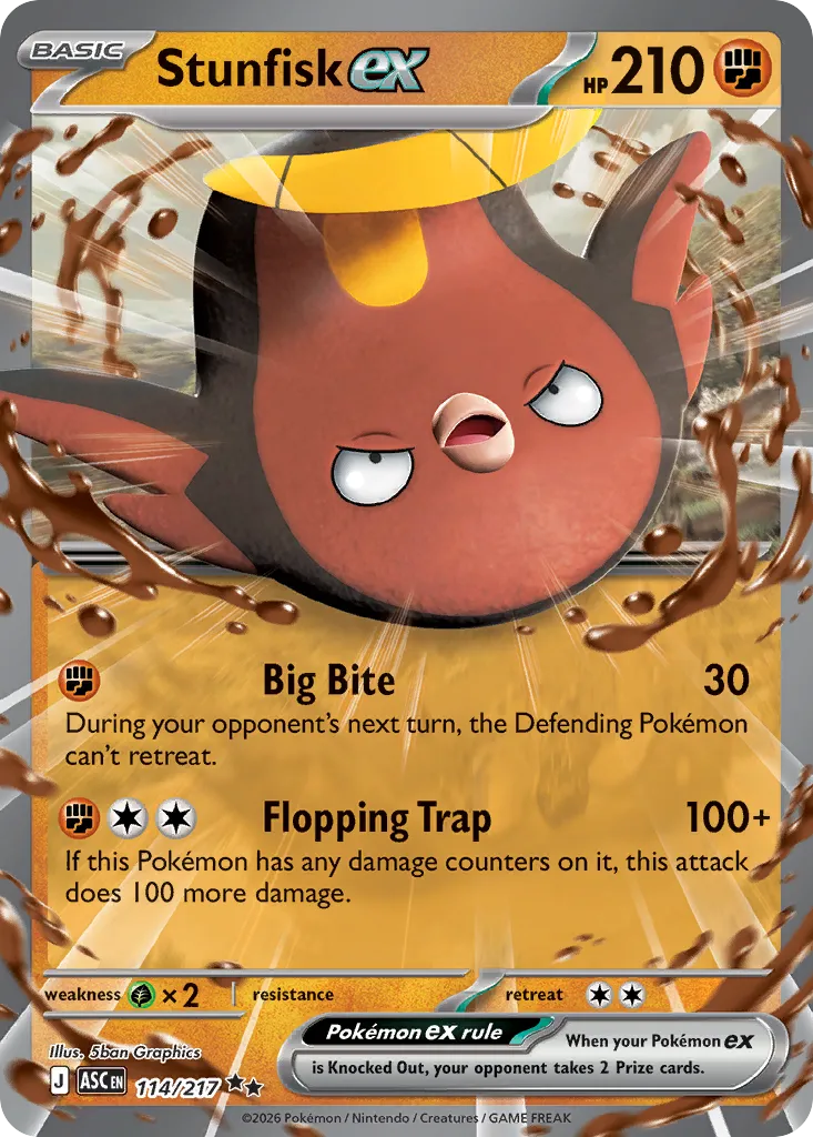Stunfisk ex card image