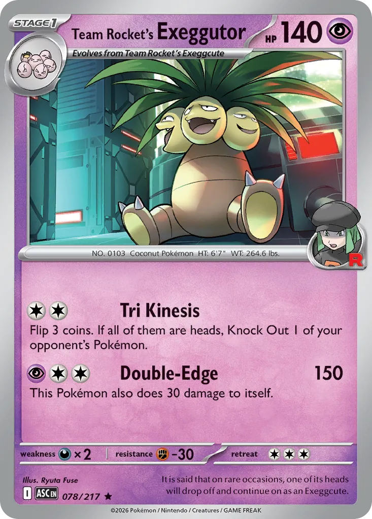 Team Rocket's Exeggutor card image