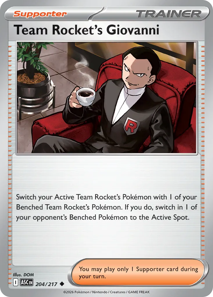 Team Rocket's Giovanni card image