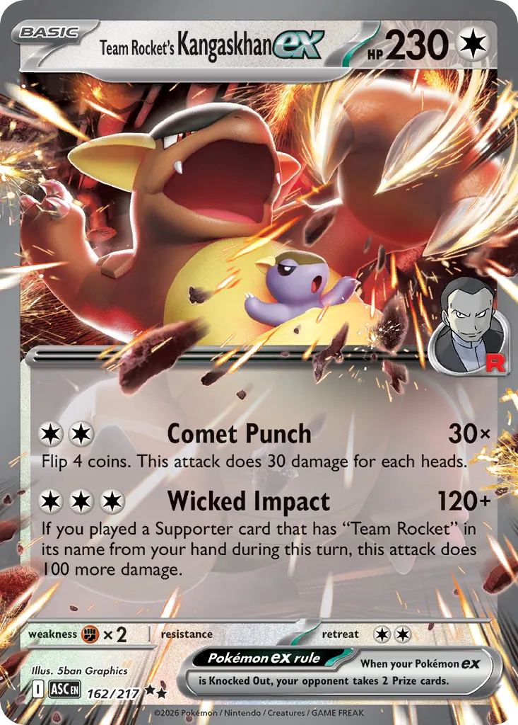 Team Rocket's Kangaskhan ex card image