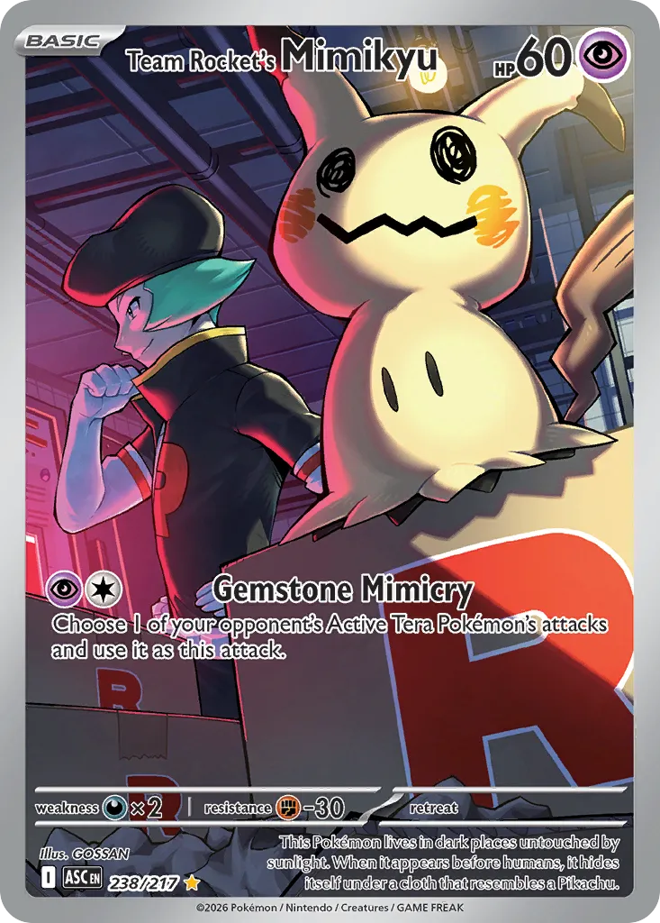 Team Rocket's Mimikyu card image