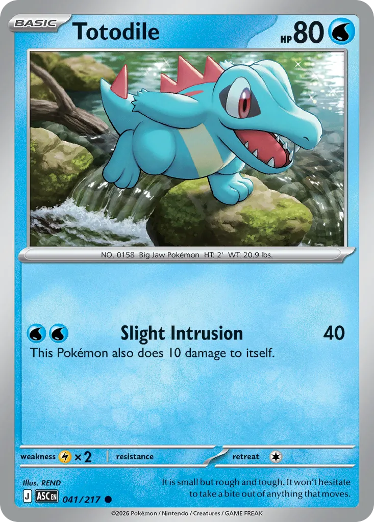 Totodile card image