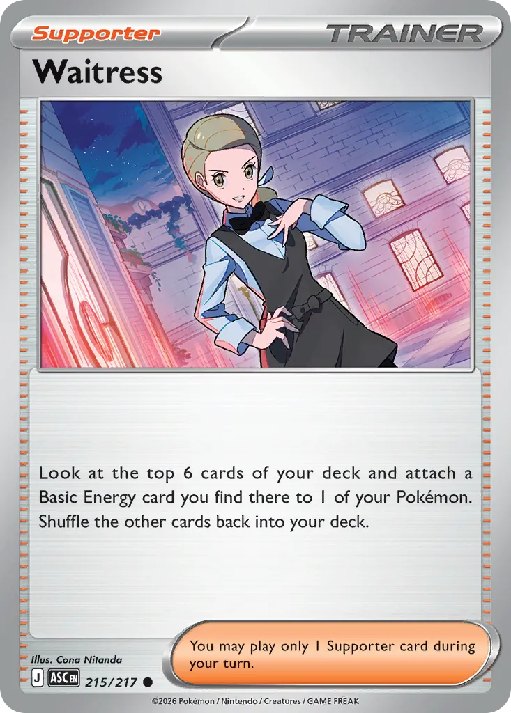 Waitress card image